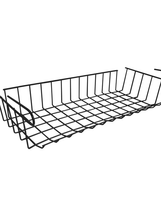CESTA PARA REPISA NEGRO 21X37X12.5CM (12276-2)