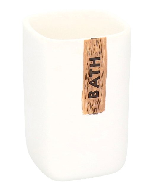 VASO BLANCO CUADRADO BATH (162CV)