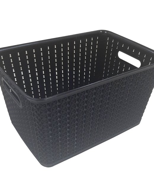 CONTAINER 5 LTS RATTAN SIN TAPA NEGRA (OR2703)