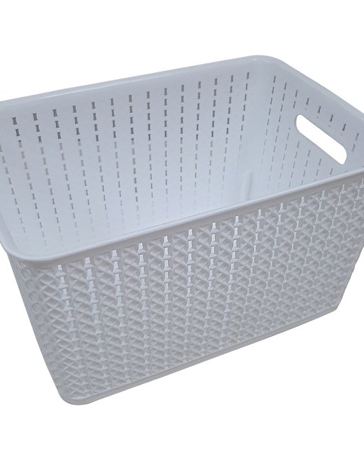 CONTAINER 5 LTS RATTAN SIN TAPA BLANCO (OR2701)